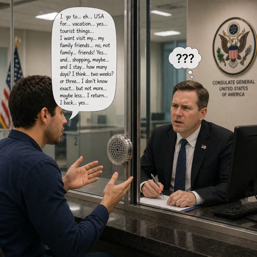 Imagem Precisa falar inglês para tirar visto americano 2